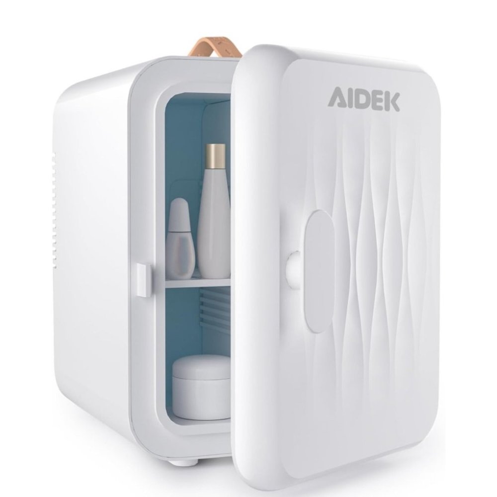 AIDEK Cosmetic Makeup Mini Fridge for Skin Care, 4L Portable Beauty Fridges DIY